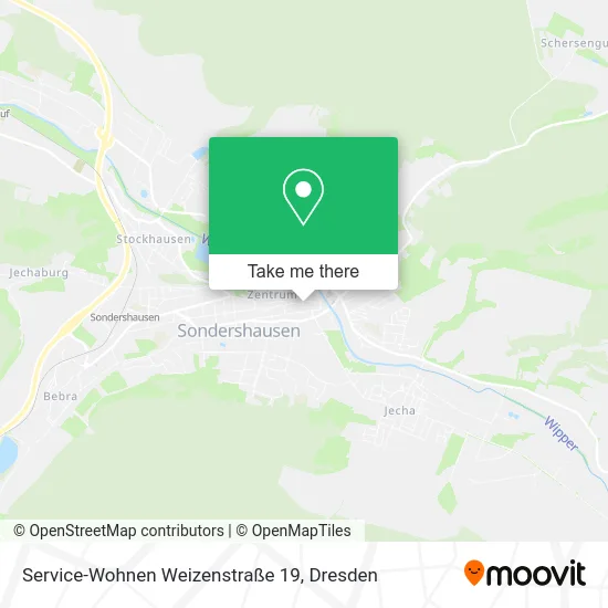 Карта Service-Wohnen Weizenstraße 19