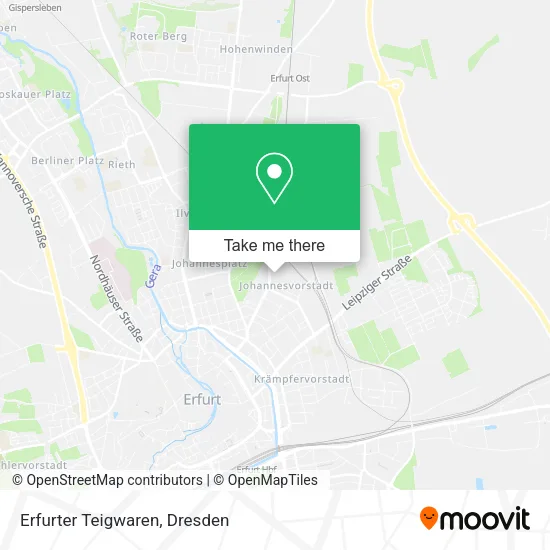 Карта Erfurter Teigwaren