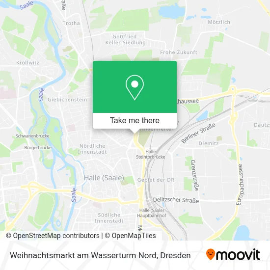 Карта Weihnachtsmarkt am Wasserturm Nord