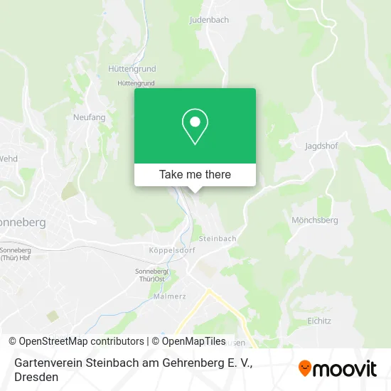 Карта Gartenverein Steinbach am Gehrenberg E. V.