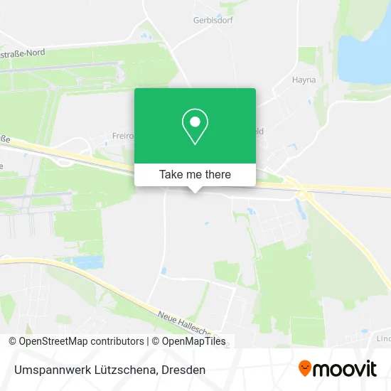 Карта Umspannwerk Lützschena