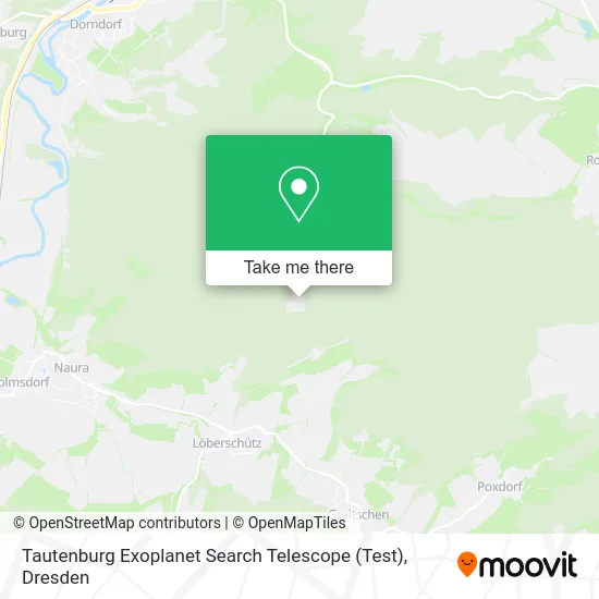 Карта Tautenburg Exoplanet Search Telescope (Test)