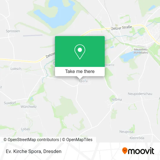 Карта Ev. Kirche Spora