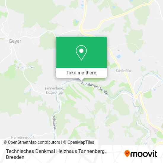 Карта Technisches Denkmal Heizhaus Tannenberg