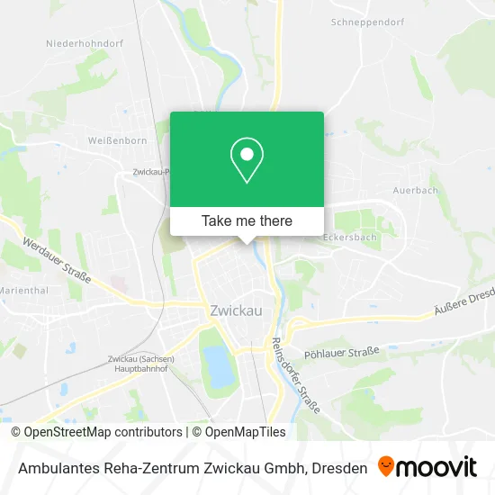 Карта Ambulantes Reha-Zentrum Zwickau Gmbh