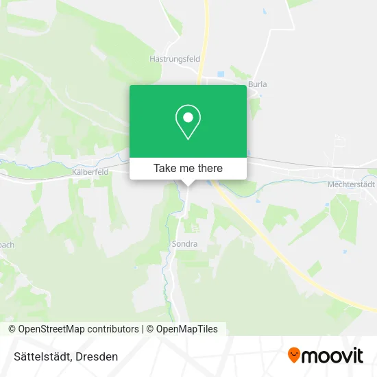 Карта Sättelstädt