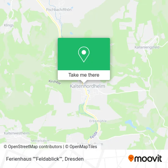 Карта Ferienhaus ""Feldablick""