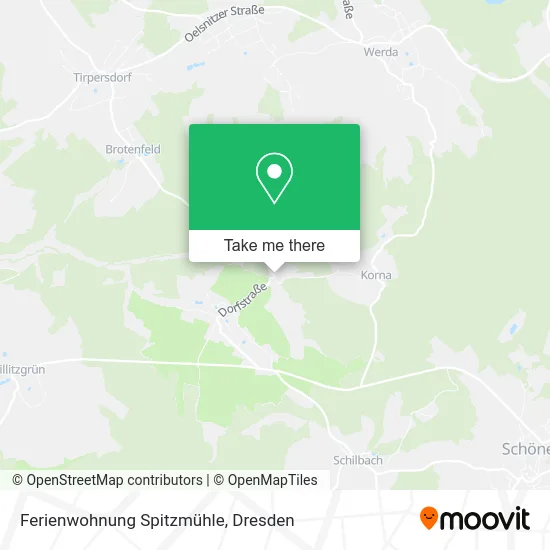 Карта Ferienwohnung Spitzmühle