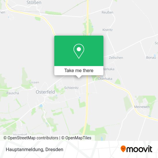 Карта Hauptanmeldung