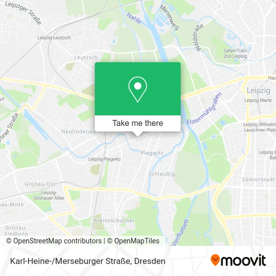 Карта Karl-Heine-/Merseburger Straße