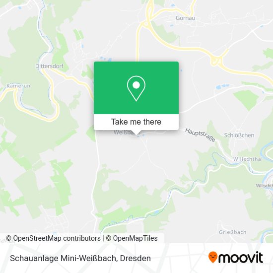 Карта Schauanlage Mini-Weißbach