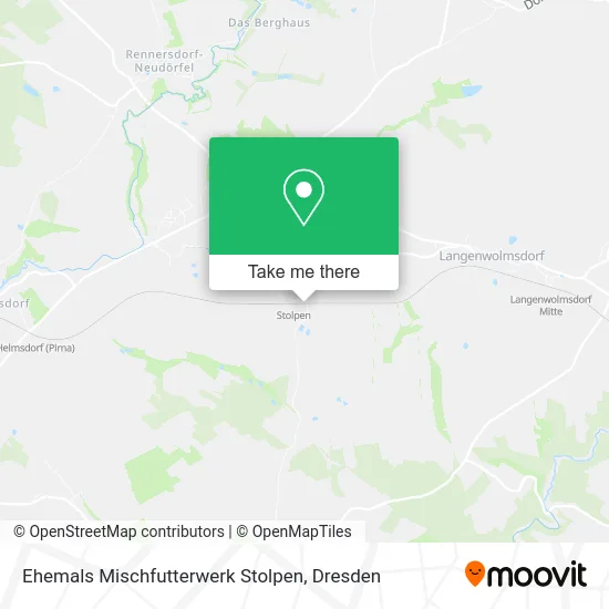 Карта Ehemals Mischfutterwerk Stolpen