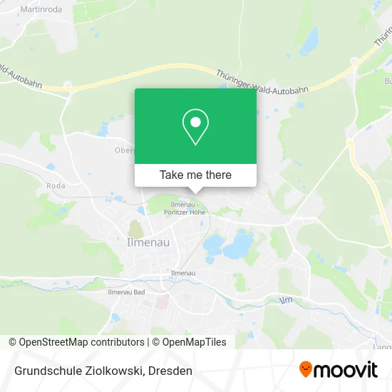 Карта Grundschule Ziolkowski