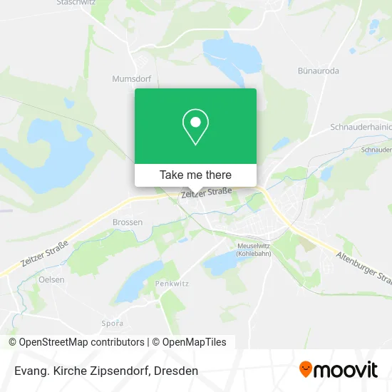 Карта Evang. Kirche Zipsendorf