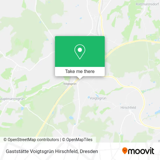 Карта Gaststätte Voigtsgrün Hirschfeld