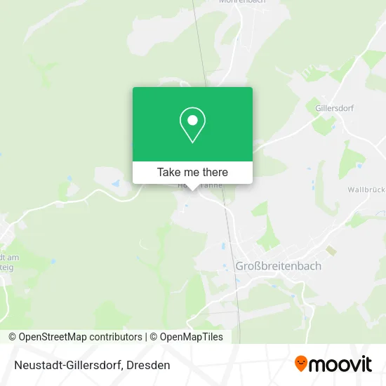 Карта Neustadt-Gillersdorf
