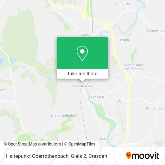 Карта Haltepunkt Oberrothenbach, Gleis 2