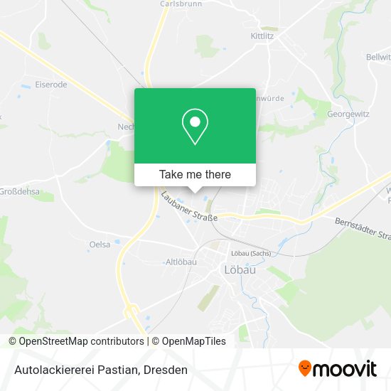 Карта Autolackiererei Pastian