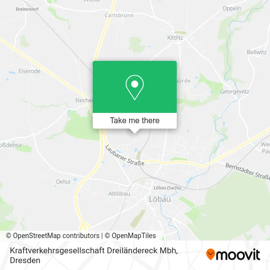 Карта Kraftverkehrsgesellschaft Dreiländereck Mbh