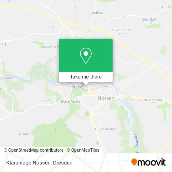 Карта Kläranlage Nossen