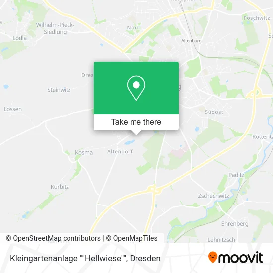 Карта Kleingartenanlage ""Hellwiese""