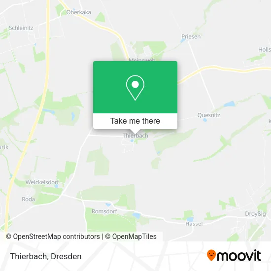 Карта Thierbach