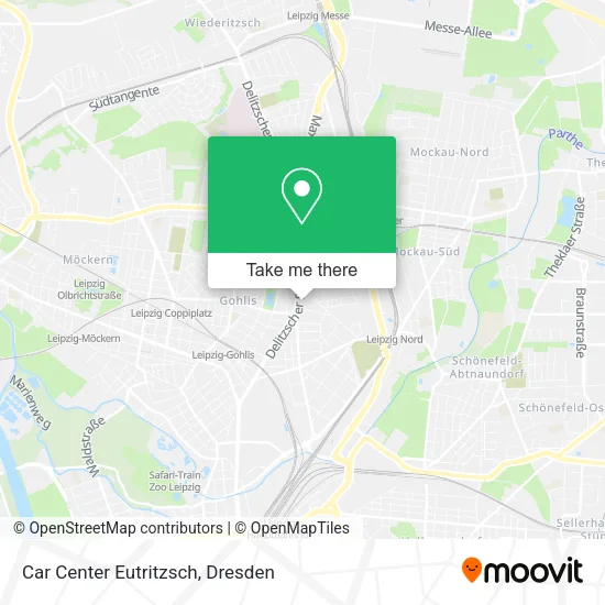Карта Car Center Eutritzsch