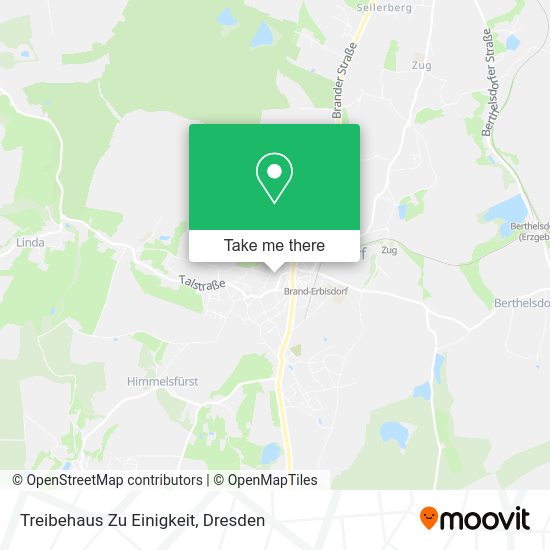 Карта Treibehaus Zu Einigkeit