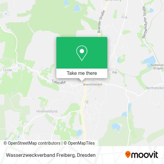 Карта Wasserzweckverband Freiberg