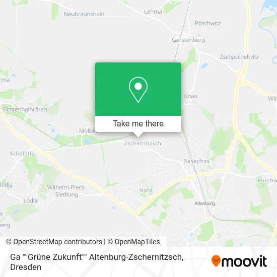 Карта Ga ""Grüne Zukunft"" Altenburg-Zschernitzsch