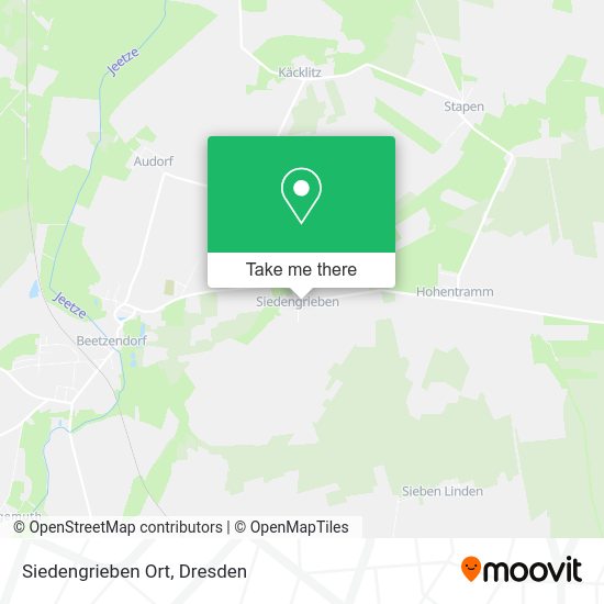 Карта Siedengrieben Ort