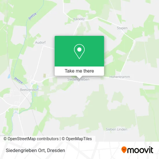 Карта Siedengrieben Ort