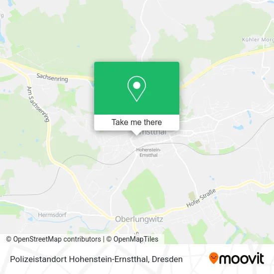 Карта Polizeistandort Hohenstein-Ernstthal