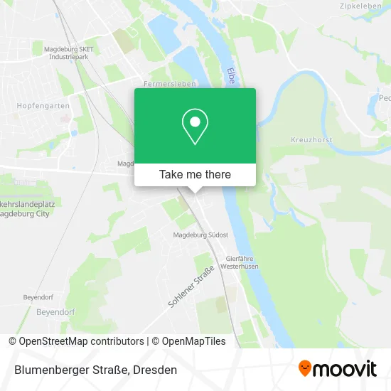 Карта Blumenberger Straße