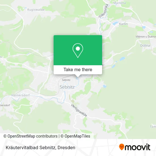 Карта Kräutervitalbad Sebnitz