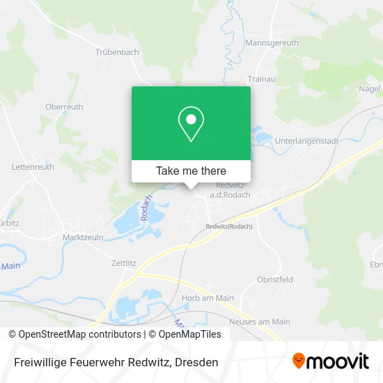 Карта Freiwillige Feuerwehr Redwitz