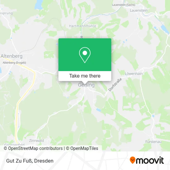 Карта Gut Zu Fuß