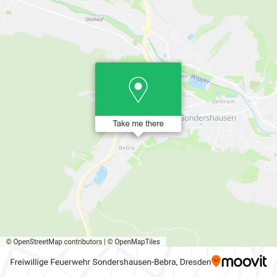 Карта Freiwillige Feuerwehr Sondershausen-Bebra