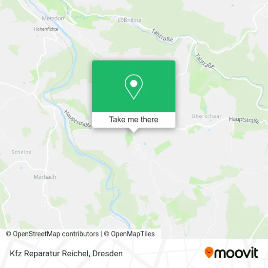Карта Kfz Reparatur Reichel