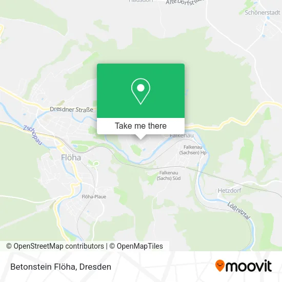 Карта Betonstein Flöha