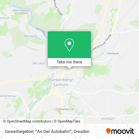 Карта Gewerbegebiet ""An Der Autobahn""