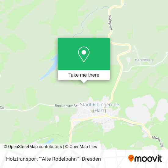 Карта Holztransport ""Alte Rodelbahn""