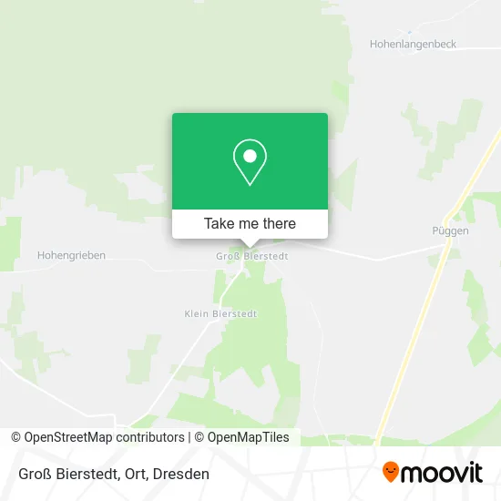 Карта Groß Bierstedt, Ort