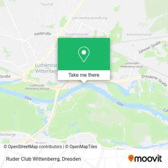 Карта Ruder Club Wittenberrg