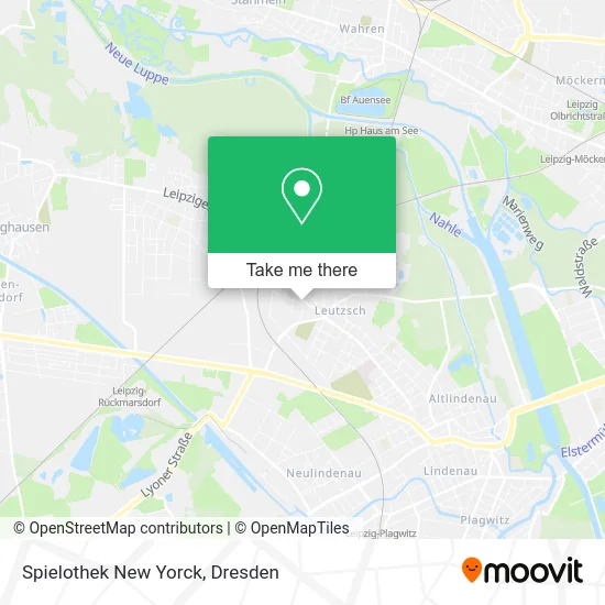 Карта Spielothek New Yorck