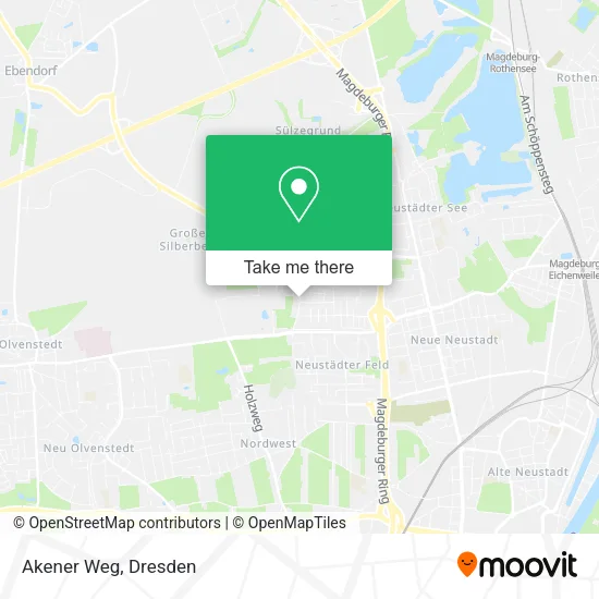 Карта Akener Weg