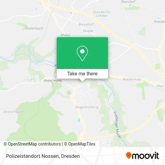 Карта Polizeistandort Nossen