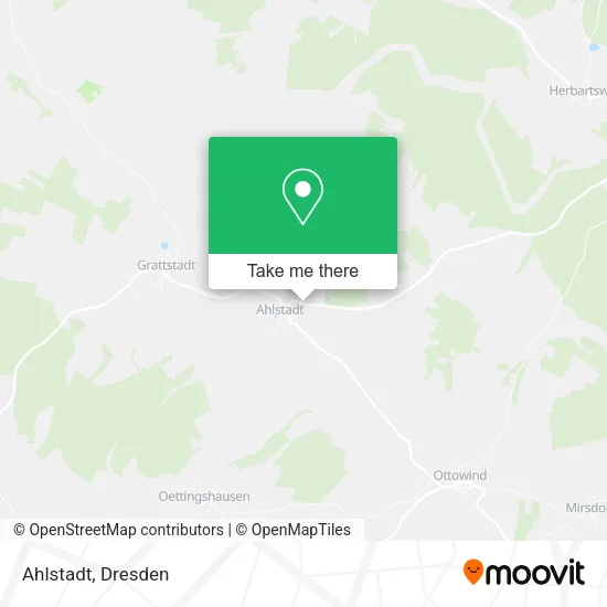 Ahlstadt map