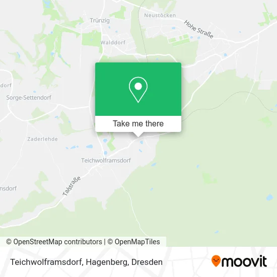 Карта Teichwolframsdorf, Hagenberg