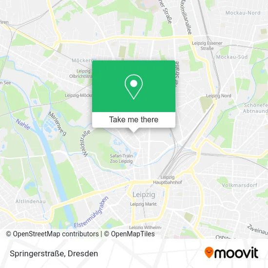 Карта Springerstraße